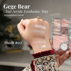 Gege Bear Clear Acrylic Eyeshadow Tray