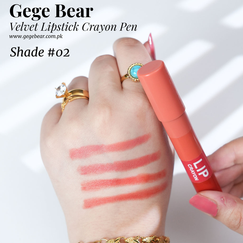 Gege Bear Velvet Lipstick Crayon Pen