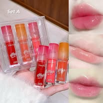 Gege Bear 3pcs watering cute lip gloss