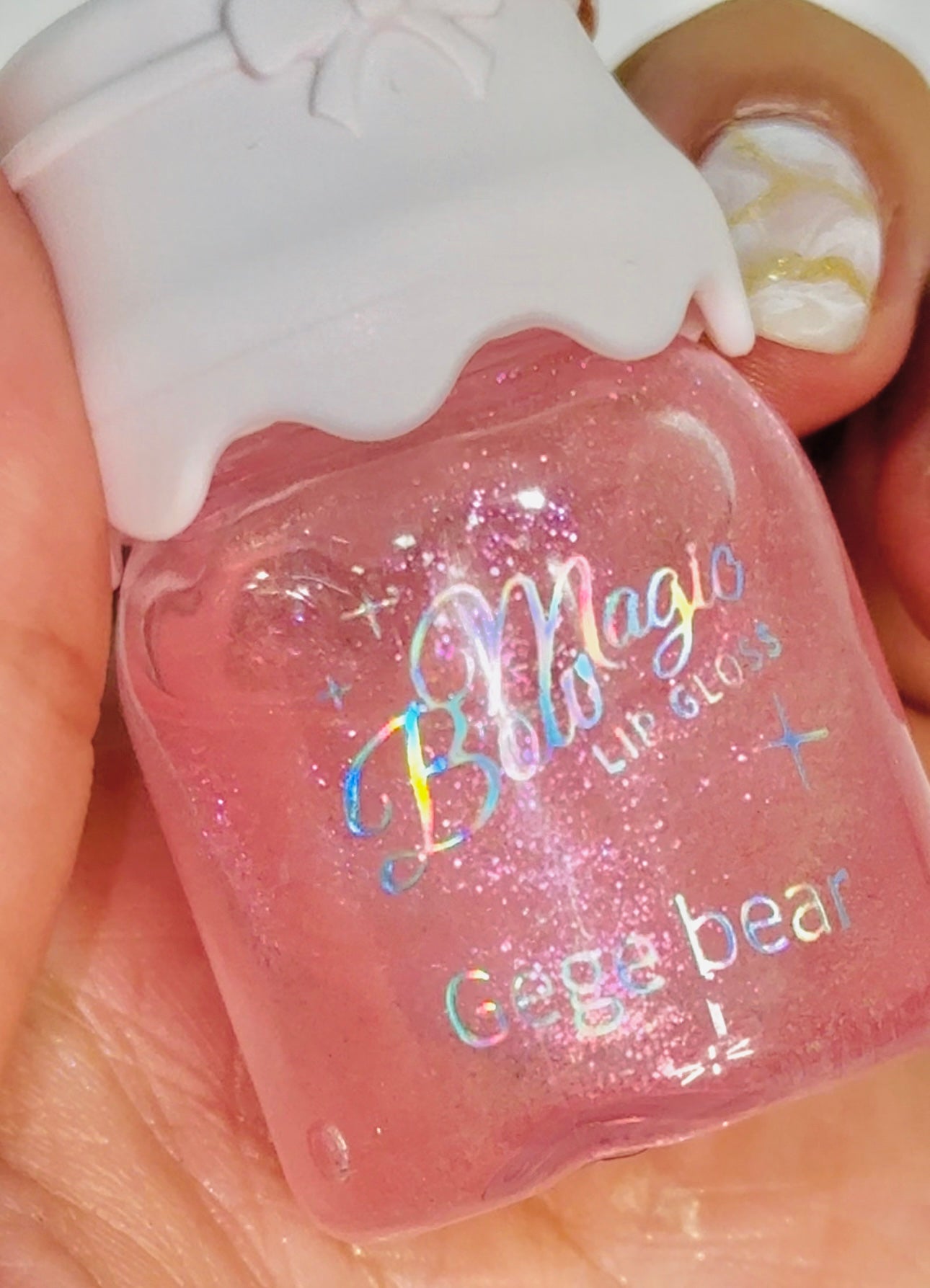 Gege Bear Butterfly Luminous  Lip Gloss