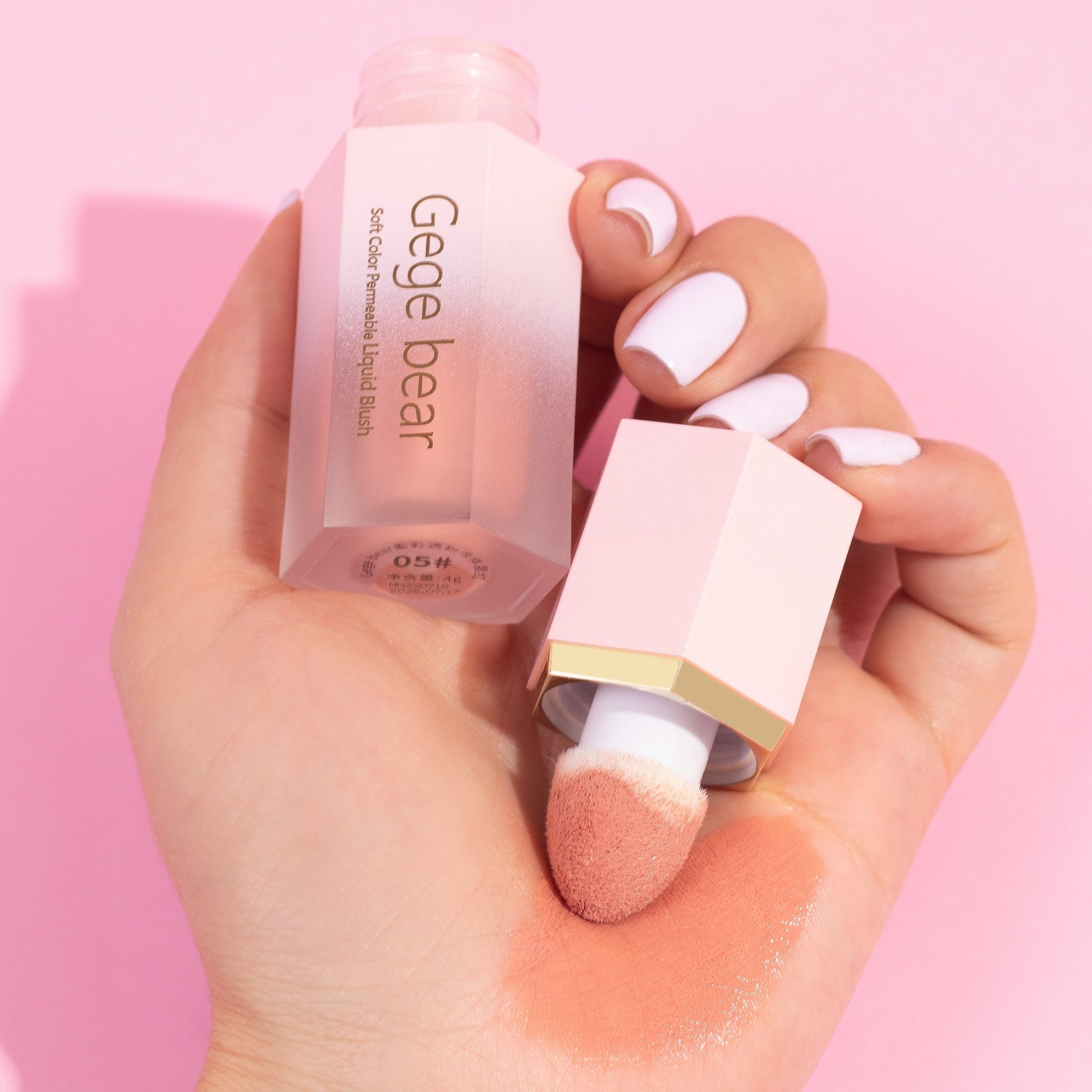 Gege Bear Soft Pink Liquid Blush