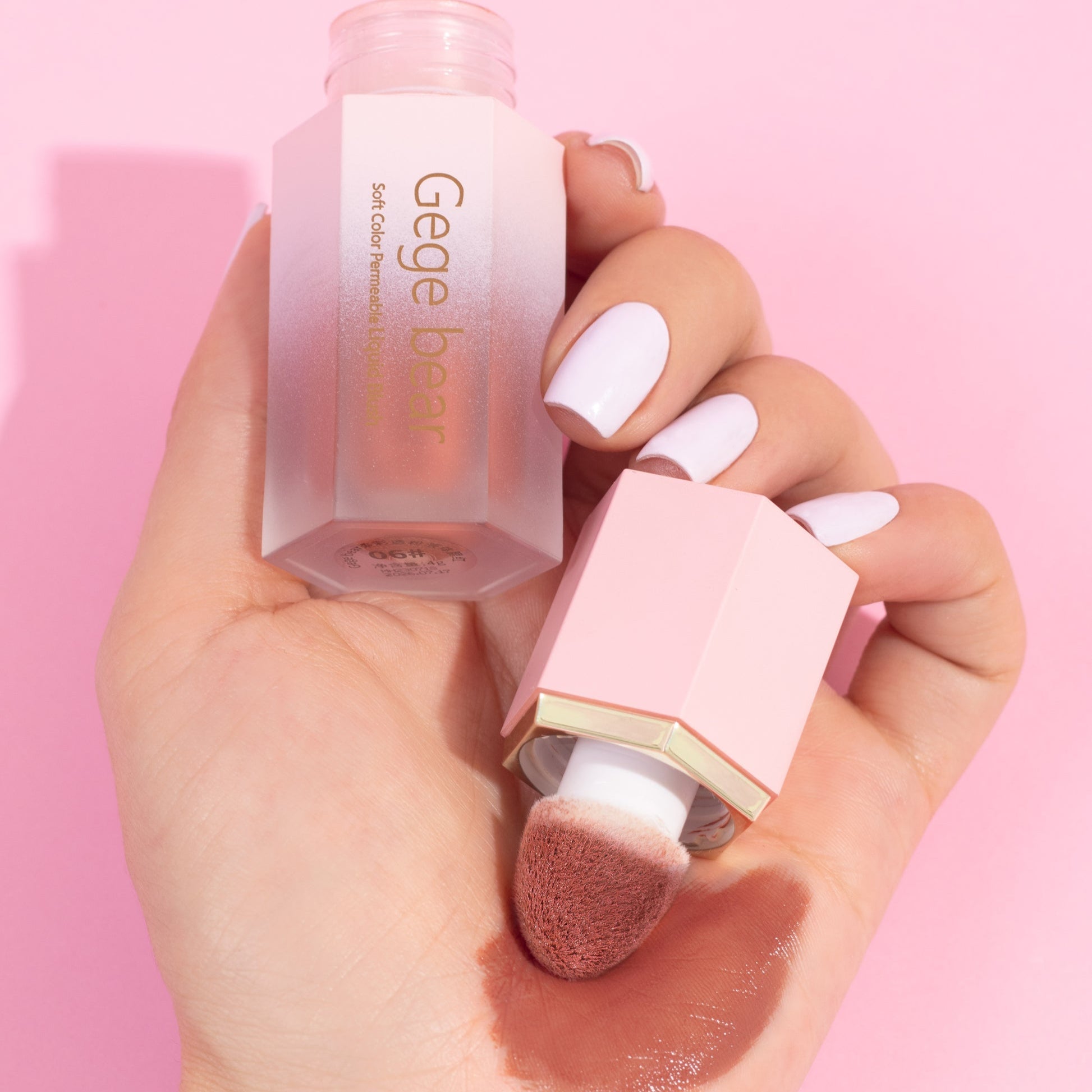 Gege Bear Soft Pink Liquid Blush