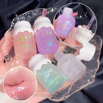Gege Bear Butterfly Luminous Lip Gloss