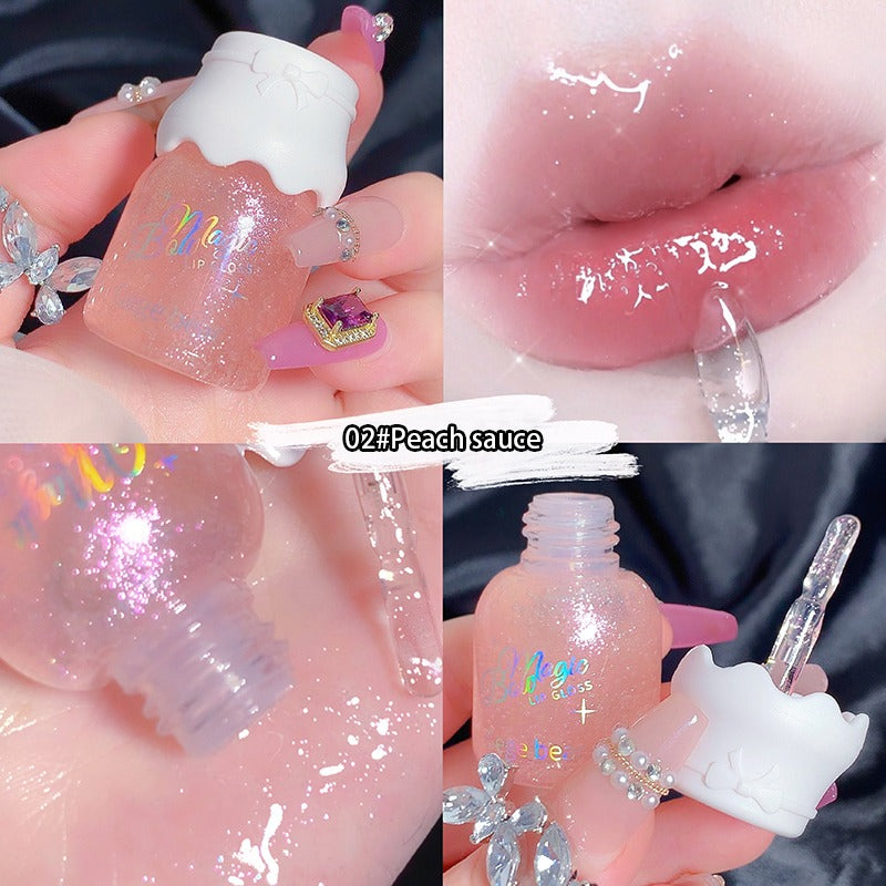 Gege Bear Butterfly Luminous Lip Gloss
