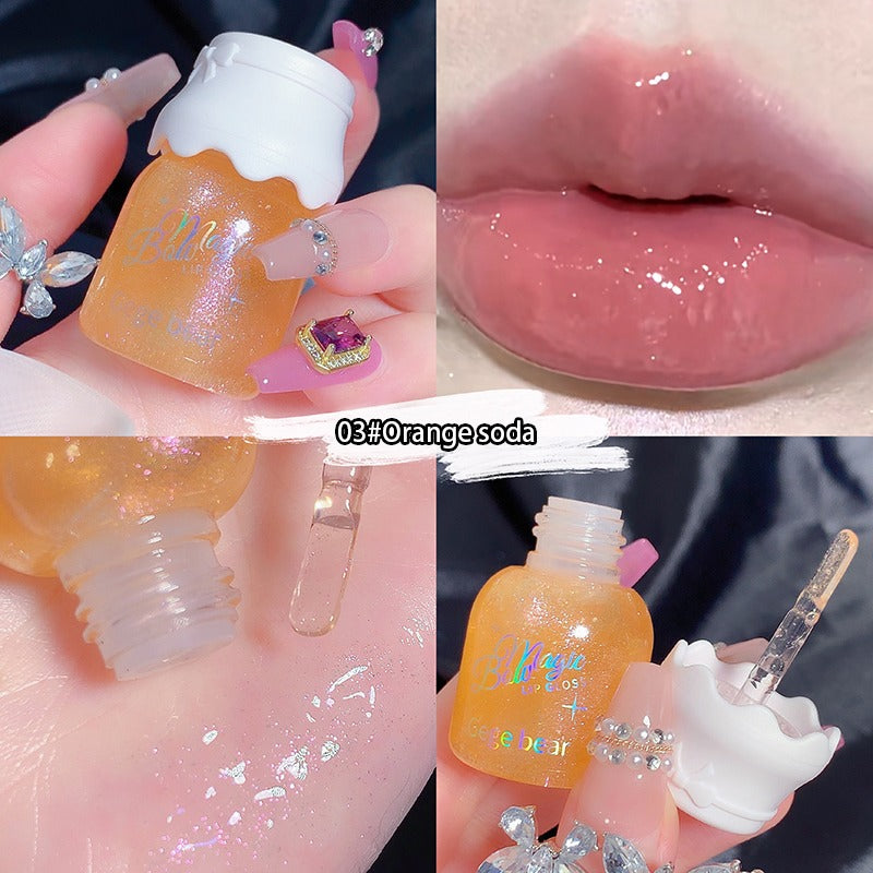 Gege Bear Butterfly Luminous Lip Gloss