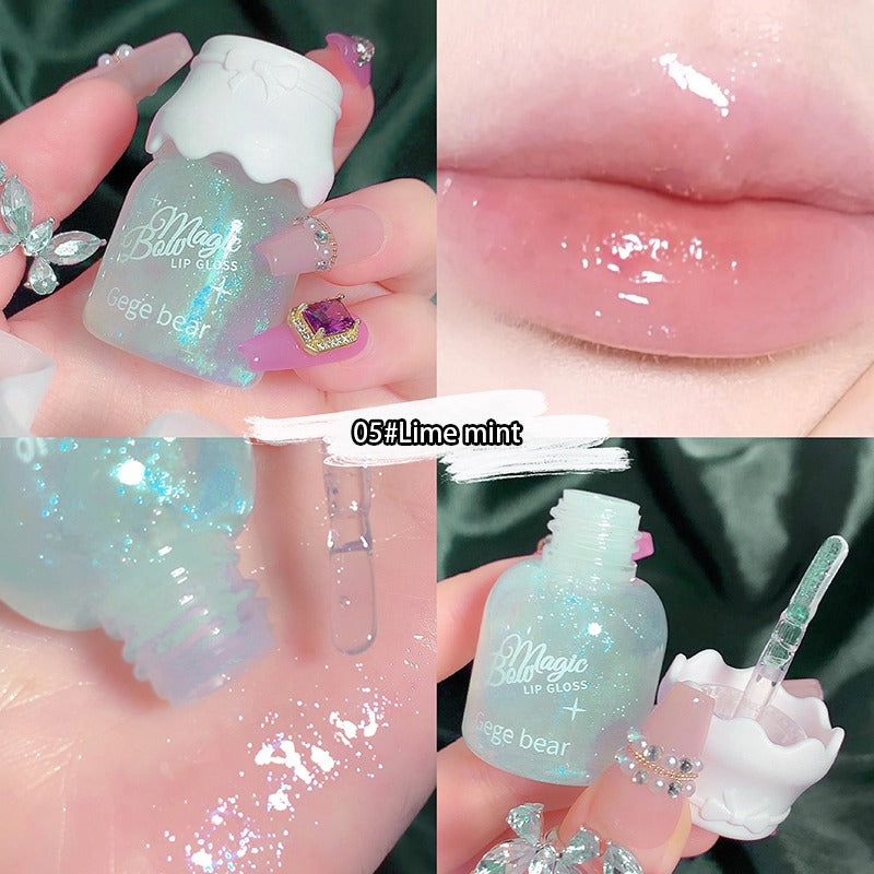 Gege Bear Butterfly Luminous Lip Gloss