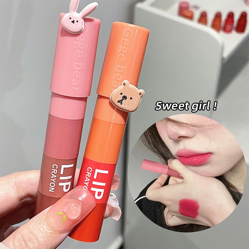 Gege Bear Velvet Lipstick Crayon Pen