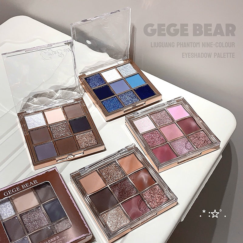 Gege Bear Nine Color Eyeshadow Palette