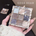 Gege Bear Nine Color Eyeshadow Palette