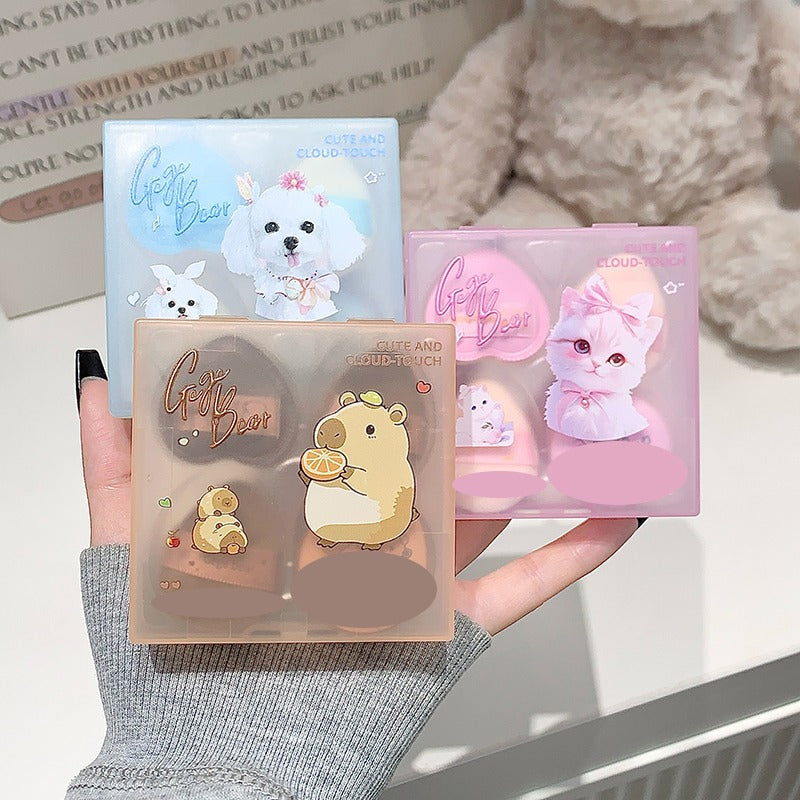 Gege Bear Cute Powder Puff