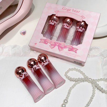 Gege Bear Lightweight Velvet Lip Mud Set