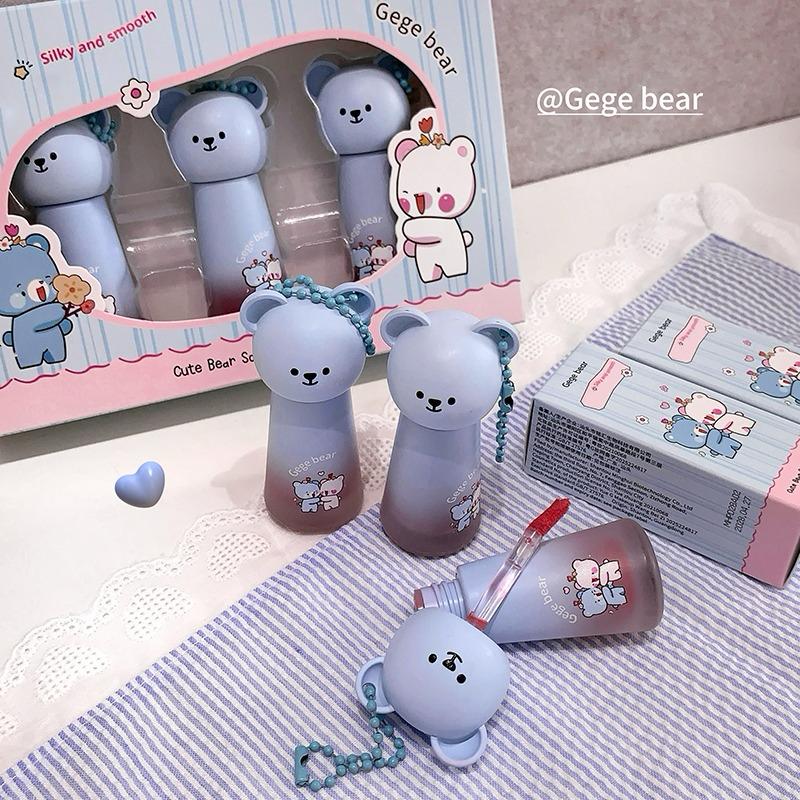 Gege Bear Soft Mist Lip Mud Set