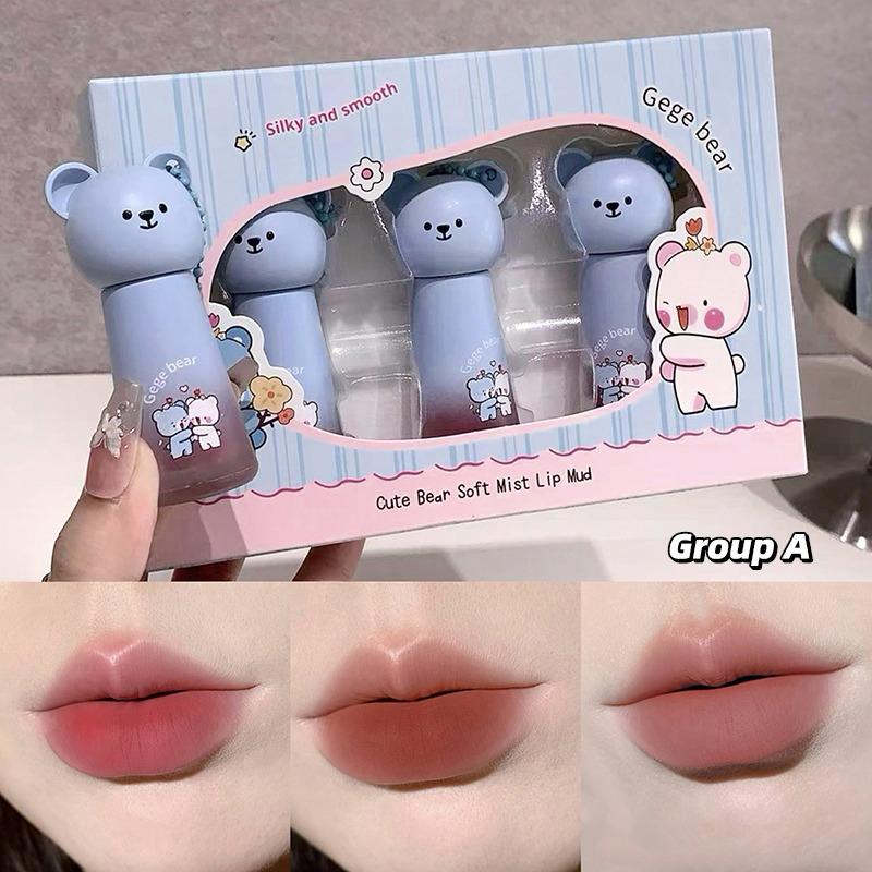 Gege Bear Soft Mist Lip Mud Set