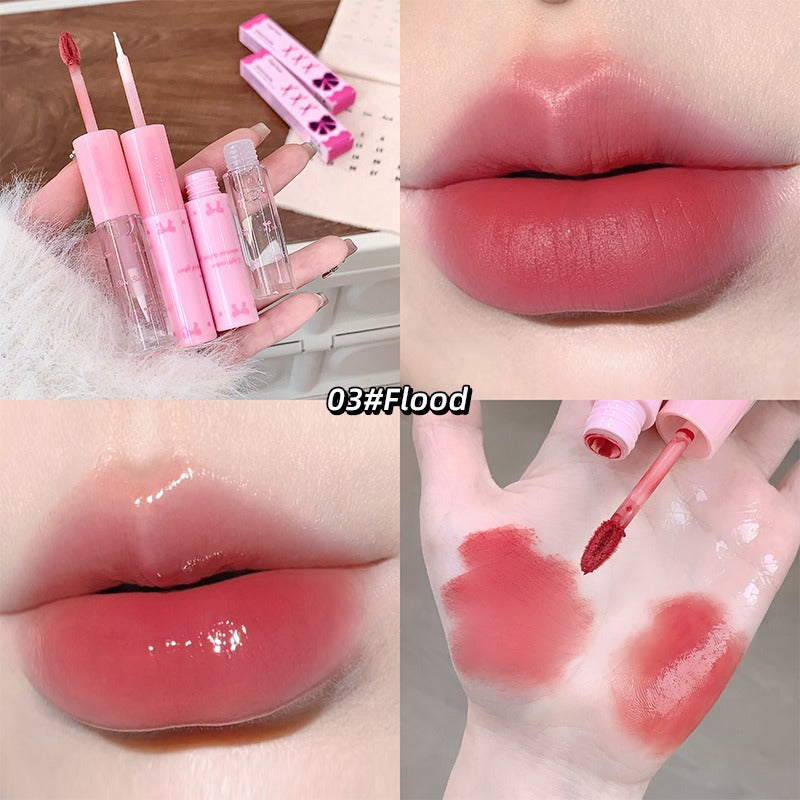 Gege Bear Matte & Mirror Lip Glaze