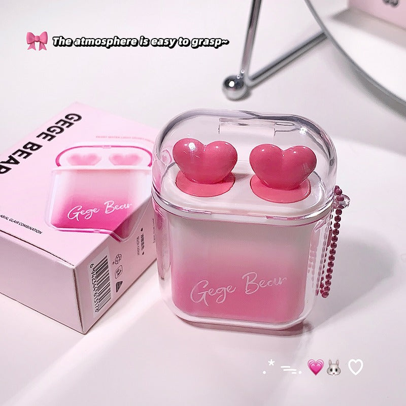 Gege Bear Headphone Matte & Mirror Lip gloss