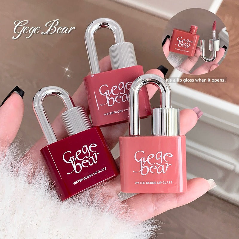 Gege Bear Lock Charm Water Lip Glaze