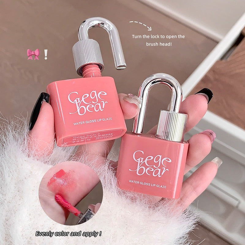 Gege Bear Lock Charm Water Lip Glaze