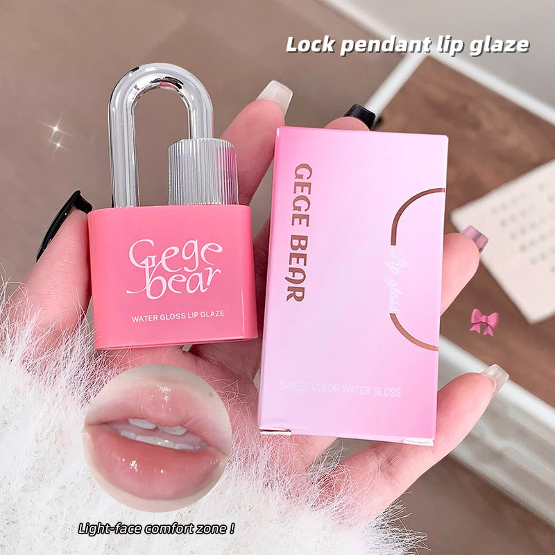 Gege Bear Lock Charm Water Lip Glaze
