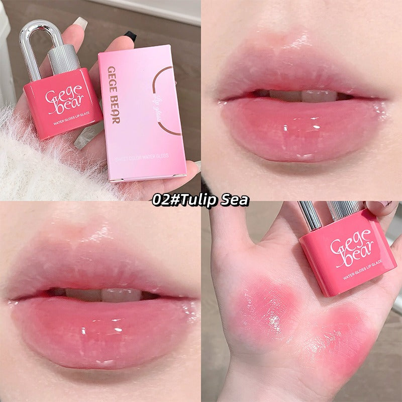 Gege Bear Lock Charm Water Lip Glaze