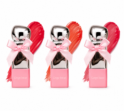 Gege Bear Mirror  Lip Gloss Set