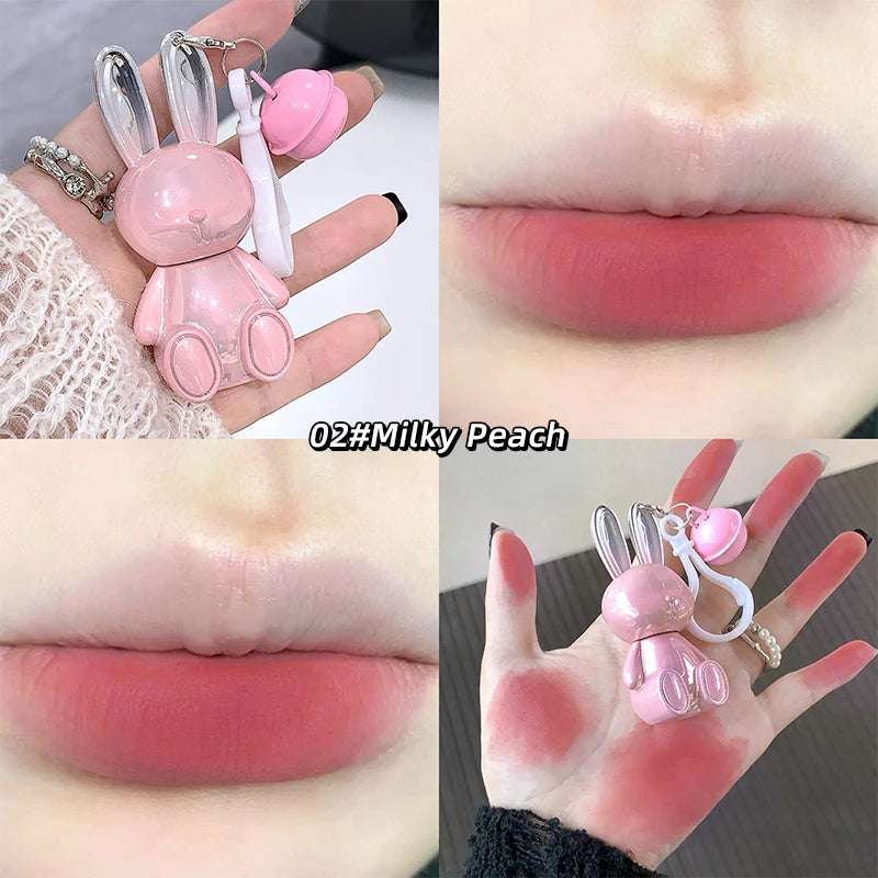Gege Bear Pink Rabbit Matte Lip Gloss