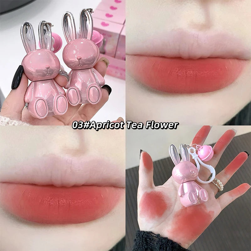 Gege Bear Pink Rabbit Matte Lip Gloss