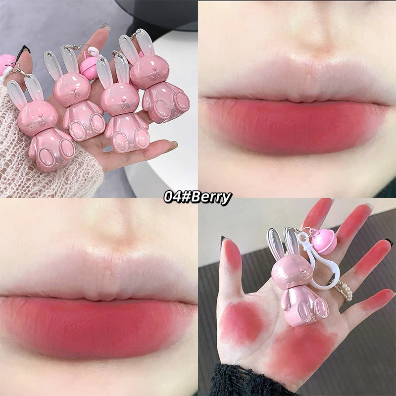 Gege Bear Pink Rabbit Matte Lip Gloss