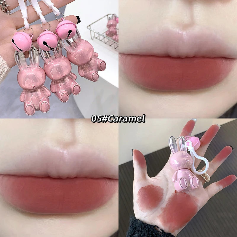 Gege Bear Pink Rabbit Matte Lip Gloss