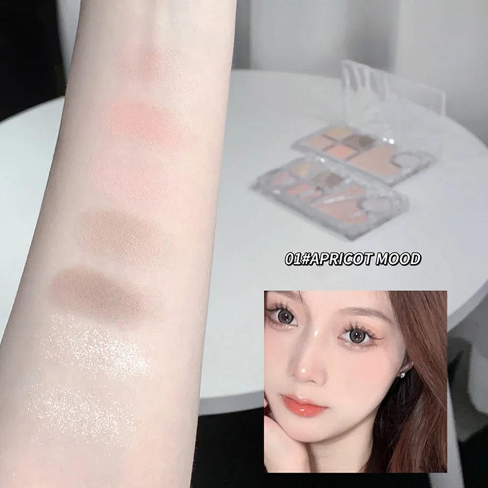 Gege Bear Clear Acrylic Eyeshadow Tray
