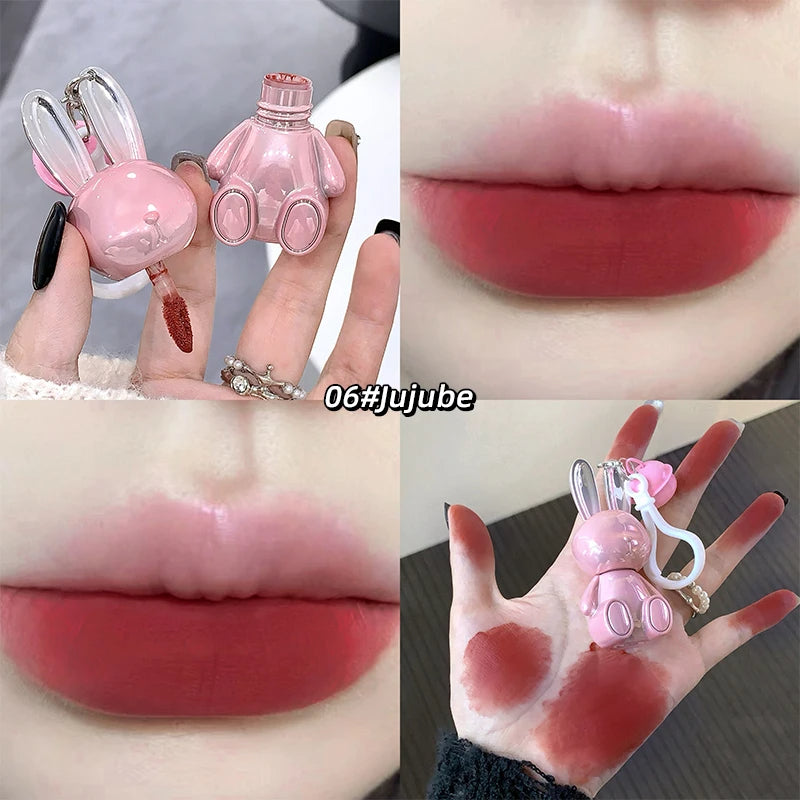 Gege Bear Pink Rabbit Matte Lip Gloss