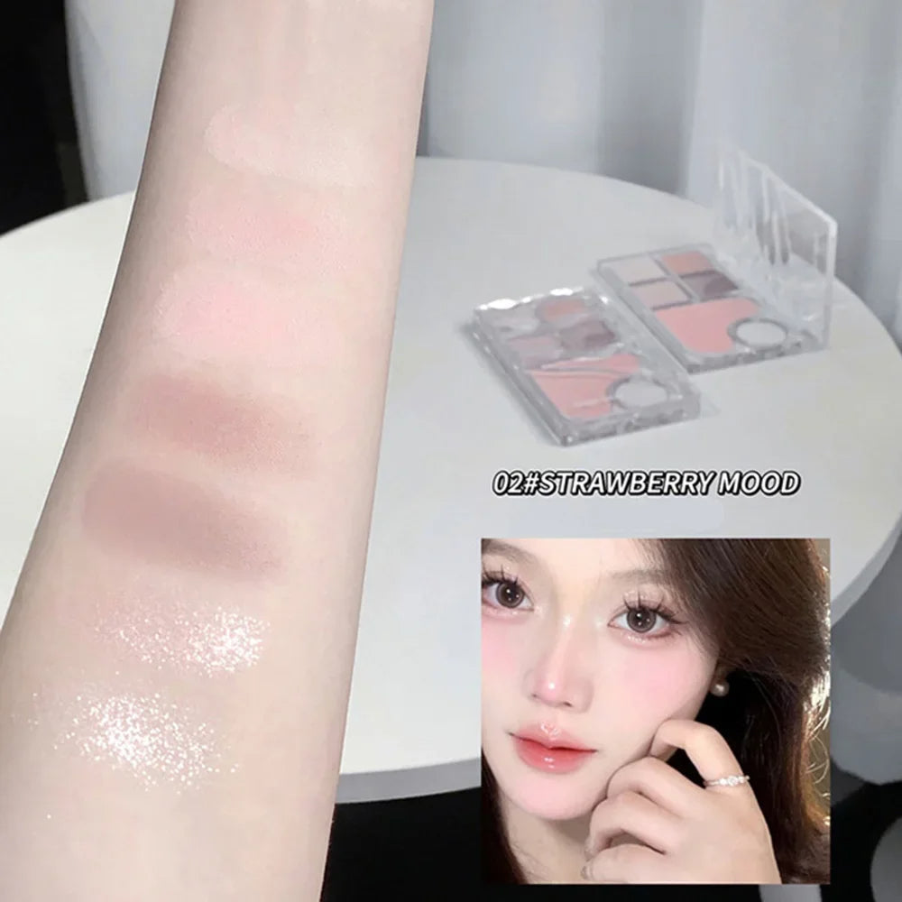 Gege Bear Clear Acrylic Eyeshadow Tray