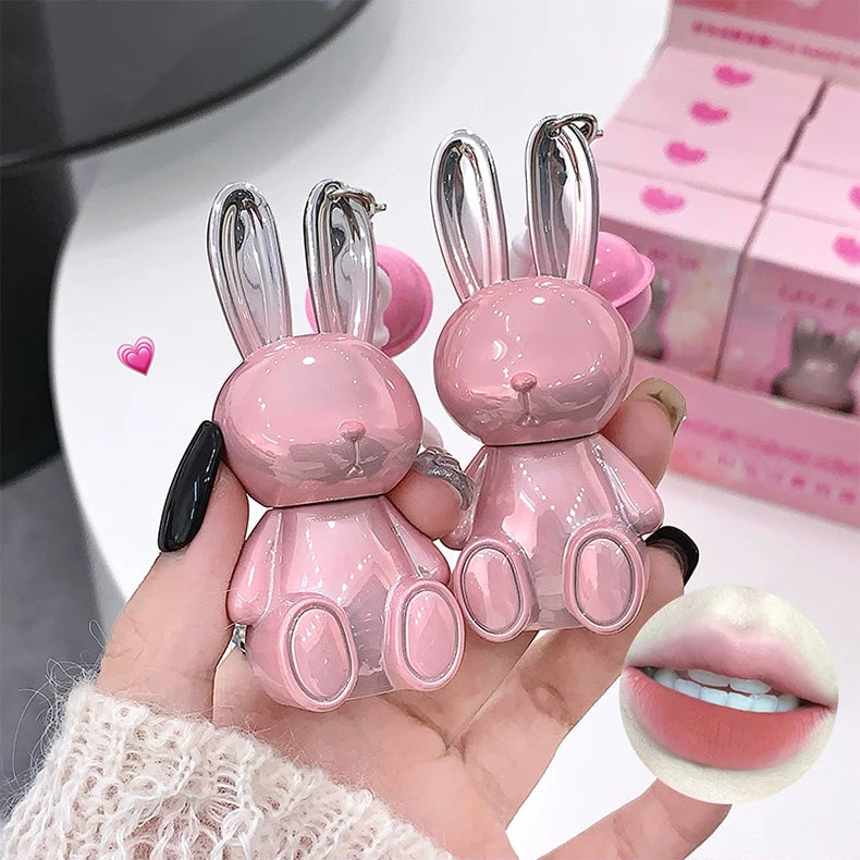 Gege Bear Pink Rabbit Matte Lip Gloss