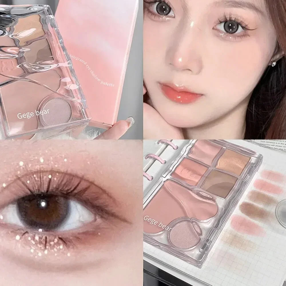 Gege Bear Clear Acrylic Eyeshadow Tray