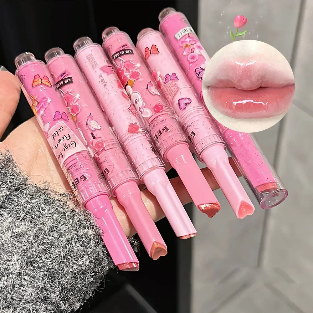 Gege Bear 3pcs Pinky Rabbit Lipgloss Set