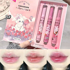 Gege Bear 3pcs Pinky Rabbit Lipgloss Set