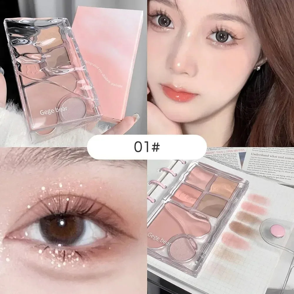 Gege Bear Clear Acrylic Eyeshadow Tray