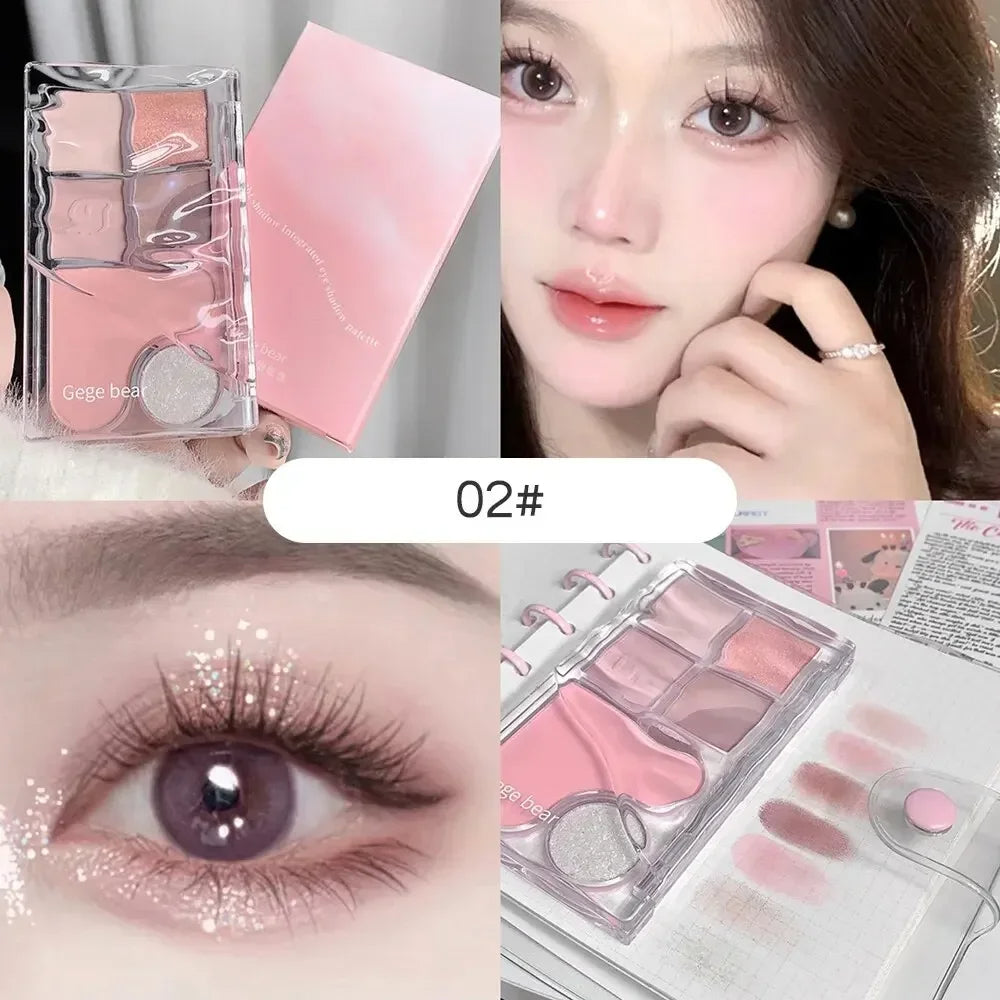 Gege Bear Clear Acrylic Eyeshadow Tray