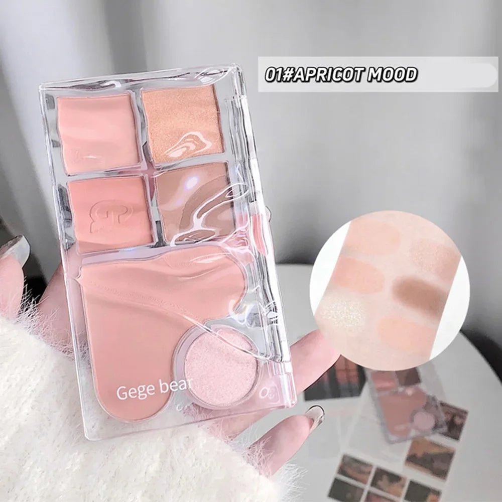 Gege Bear Clear Acrylic Eyeshadow Tray
