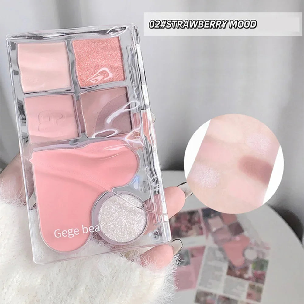 Gege Bear Clear Acrylic Eyeshadow Tray
