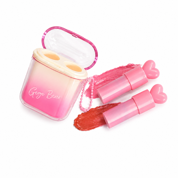 Gege Bear Headphone Matte & Mirror Lip gloss